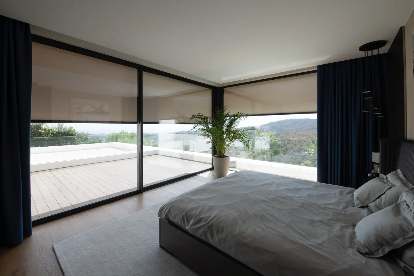 Luxury holiday villa with panoramic view and the perfect indoor climate