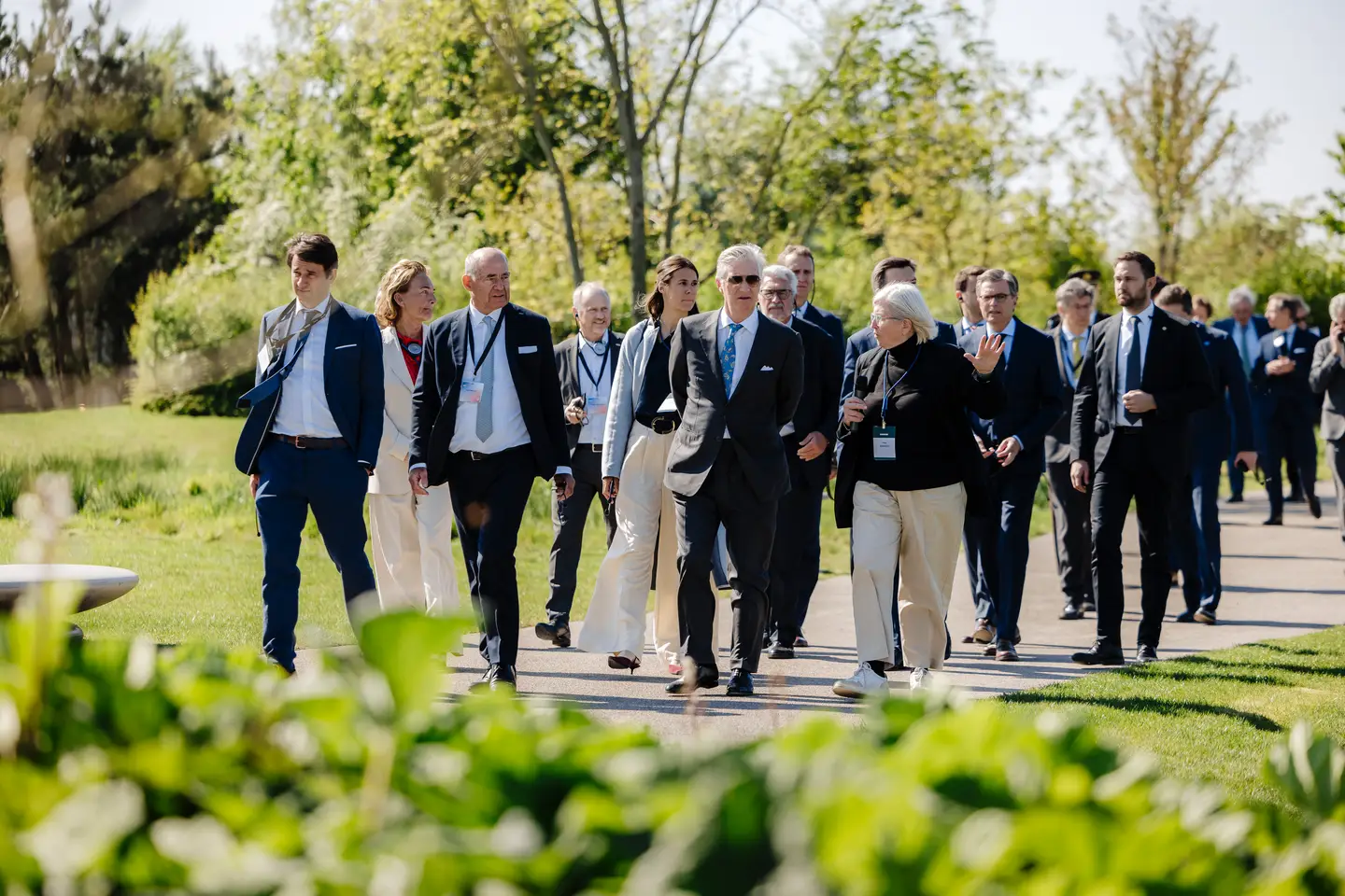 Koning Filip bezoekt Renson