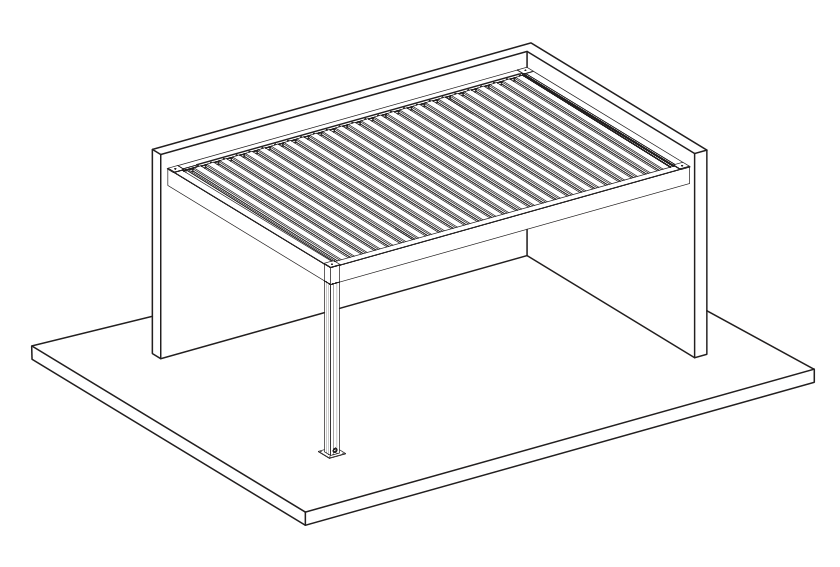 Wall-mounted (depth and width)